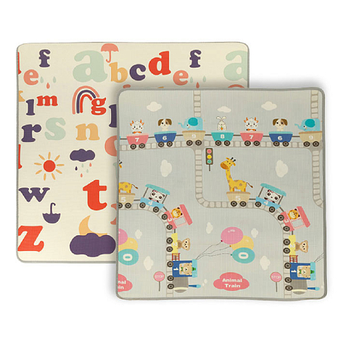 Игровой коврик Forest kids Alphabet ang Animal Train 150х180х1 см