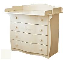 С 265 Комод с матрасом резьба с инкустрацией стразами №10 (Птички)