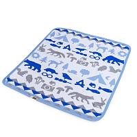 Плед-покрывало "В лесу" вязанный , 90*100 см, состав: 100% акрил