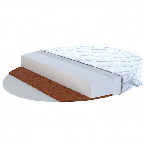 Детский овальный матрас Nuovita Amici 125х65х12 см