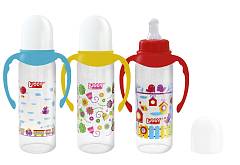 Бутылочка с соской "Малыши и малышки", от 0 мес., 250 мл., классика, полипропилен
